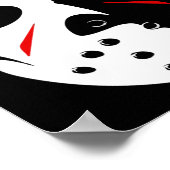 Poster Jason Halloween Masque de Hockey Vendredi 13 (Coin)