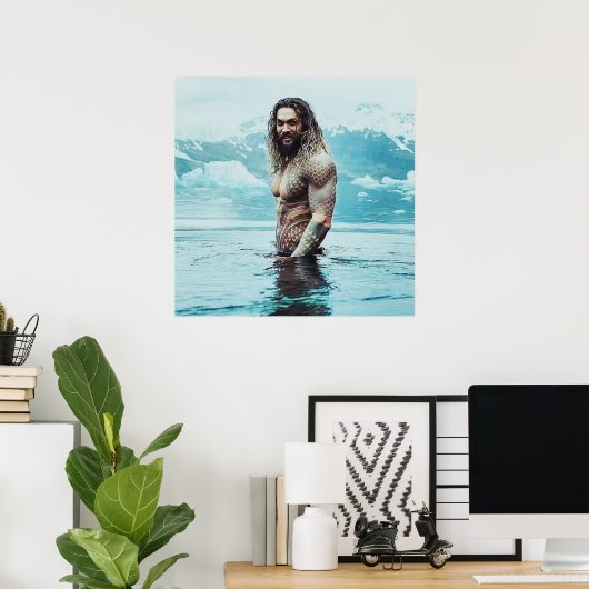 Poster Jason Momoa (Bureau à domicile)