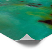 Poster Jasper bleu chrysocolla (Coin)