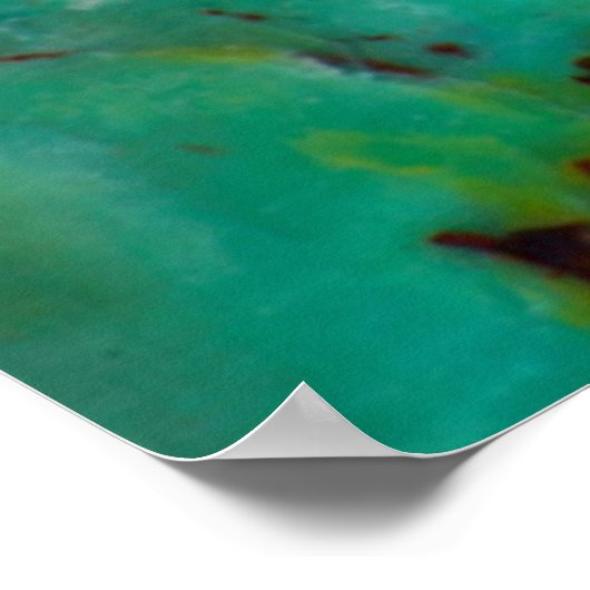 Poster Jasper bleu chrysocolla (Coin)