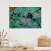 Poster Jasper bleu chrysocolla (Cuisine)