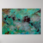Poster Jasper bleu chrysocolla (Devant)