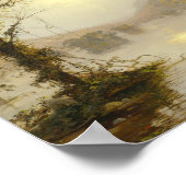 Poster Jasper Francis Cropsey - Automne sur le lac Greenw (Coin)