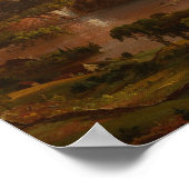 Poster Jasper Francis Cropsey - Été, lac Ontario (Coin)