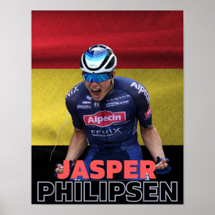 Poster jasper philipsen 2023, tour de france étape 7