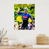 Poster Jasper Philipsen, Tour de France étape 7 (Cuisine)