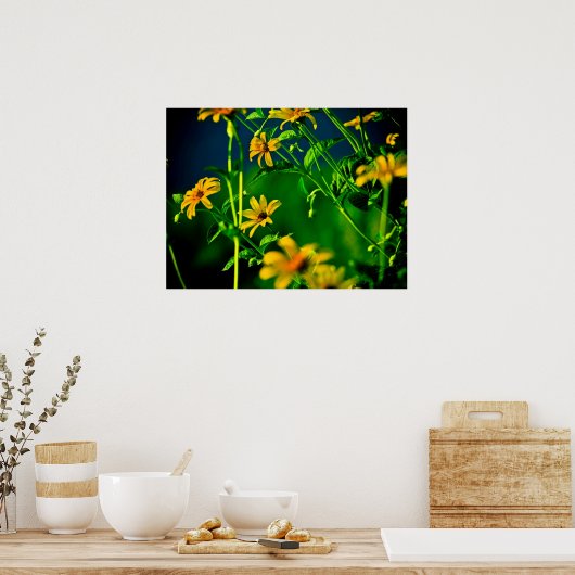 Poster jaune... (Cuisine)