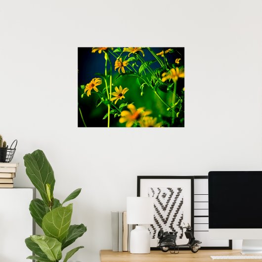 Poster jaune... (Bureau à domicile)