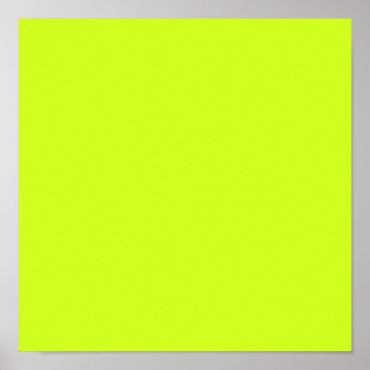 Poster Jaune de chaux (couleur solide) (Devant)