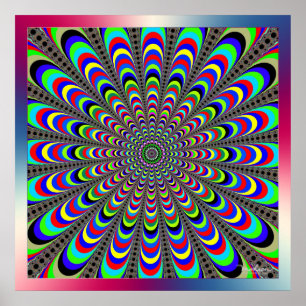 Poster Jaune de danse