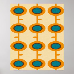 Poster Jaune de la fleur