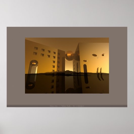 Poster Jaune Dusk... (Devant)