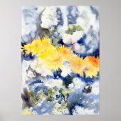 Poster Jaune et bleu par Charles Demuth (Devant)