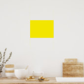 Poster Jaune Fluorescent (Cuisine)