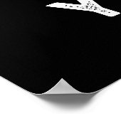 Poster Jaune Funny Jaune citron Pun Dark BG (Coin)