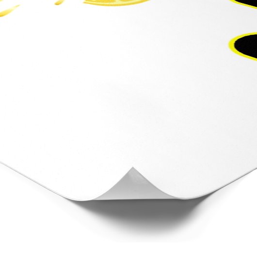 Poster Jaune Juicy (Coin)