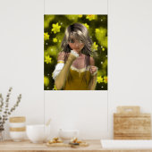 Poster Jaune mellifère (Cuisine)