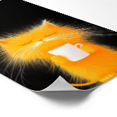 Poster Jaune moelleux (Coin)