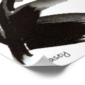 Poster Jaune orchidée (Coin)