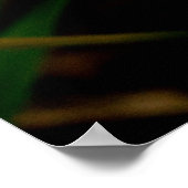 Poster Jaune rose violet Miltonia Sunset Orchidées (Coin)