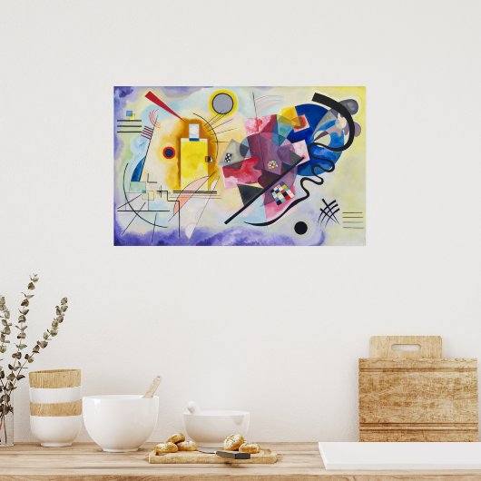 Poster Jaune-Rouge-Bleu | Kandinsky | (Cuisine)