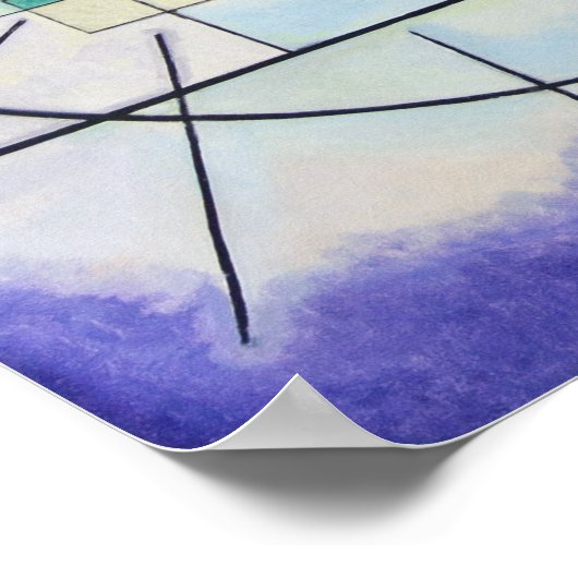 Poster Jaune-Rouge-Bleu | Kandinsky | (Coin)