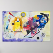 Poster Jaune-Rouge-Bleu | Kandinsky | (Devant)