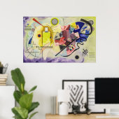 Poster Jaune-Rouge-Bleu par Kandinsky (Bureau à domicile)