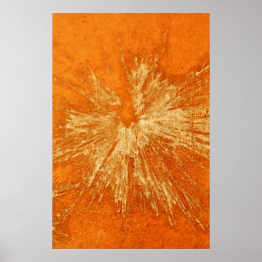 Poster Jaune sur Orange Painball (Devant)