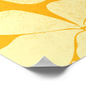 Poster Jaune sur Plumeria Jaune 2 (Coin)