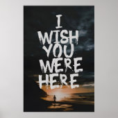 Poster J'aurais aimé que tu sois ici (Devant)