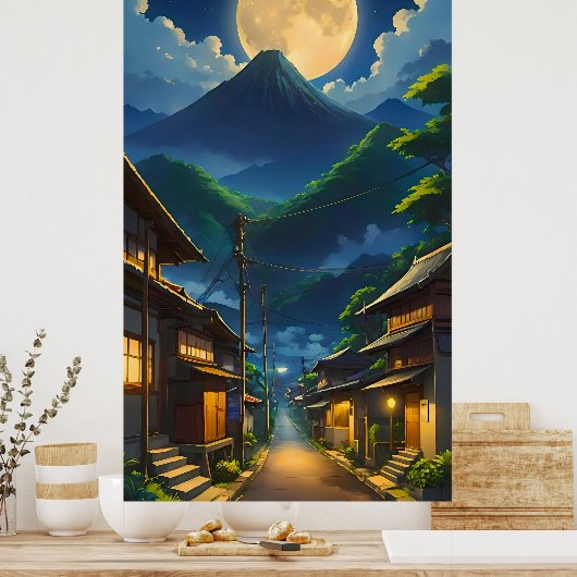 Poster Java au clair de lune (Cuisine)