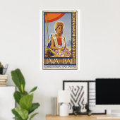 Poster Java Bali Indonésie Îles de Romance Vintage (Bureau à domicile)