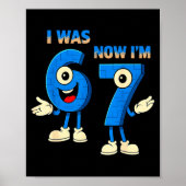 Poster J'avais 6 ans maintenant j'ai 7 ans anniversaire d (Devant)