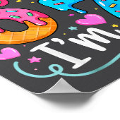 Poster J'avais 6 ans maintenant j'ai 7 ans Anniversaire E (Coin)