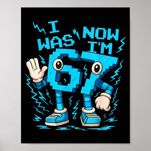 Poster J'avais 6 ans maintenant j'ai 7 ans Six Sept Brain (Devant)