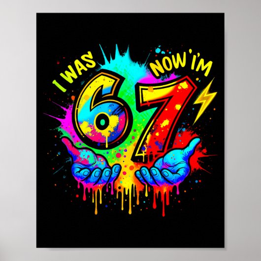 Poster J'avais 6 ans maintenant j'ai 7 ans Six Sept Mème (Devant)