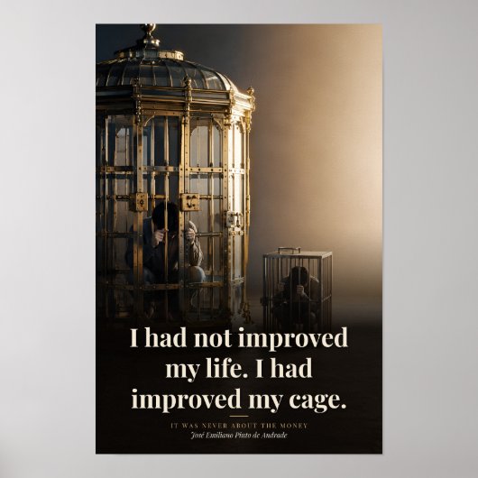 Poster J'avais amélioré mon art de citation de livre de c (Devant)