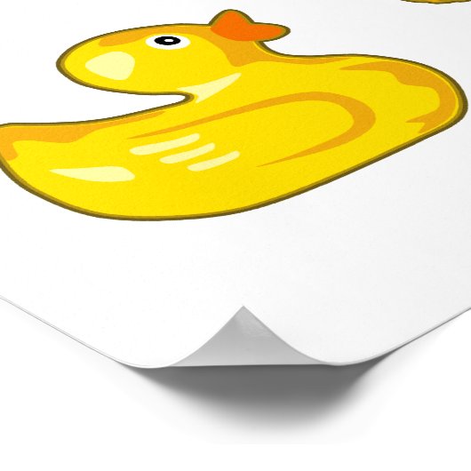 Poster J'Avais Des Canards En Chirurgie Plastique Drôle (Coin)