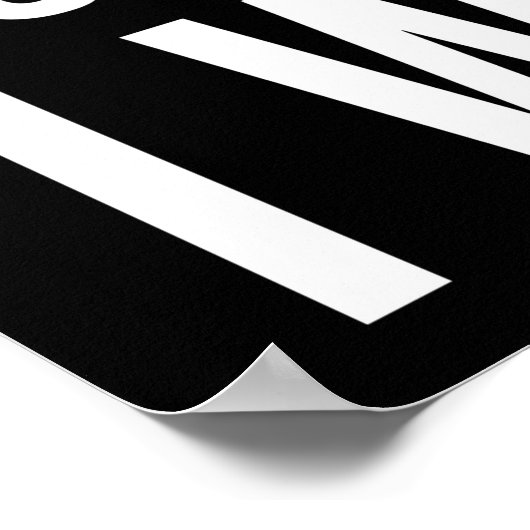 Poster J'Avais L'Habitude De Juste Crastiner (Coin)