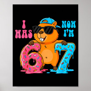 Poster J'avais six ans maintenant j'ai sept ans 6 7 Capyb