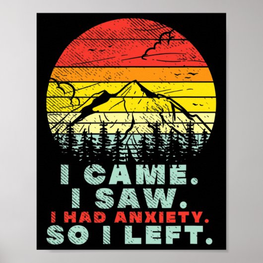 Poster J'Avais Une Sensibilisation À La Santé Mentale Anx (Devant)