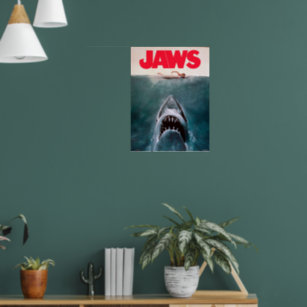 Poster Jaws Théâtre Vintage Art