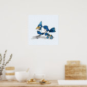 Poster Jay Bleu de Beltran (Cuisine)