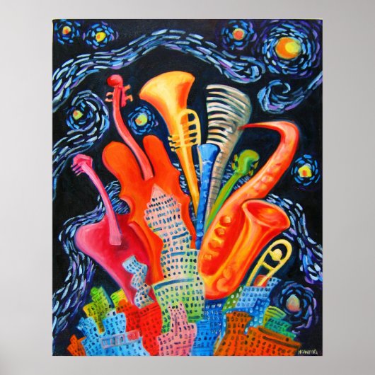 POSTER JAZZ (Devant)