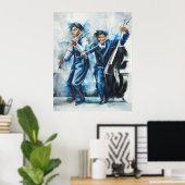 Poster jazz (Bureau à domicile)