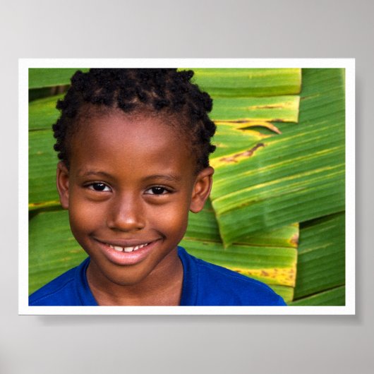 Poster jazz bleu jaune (Devant)