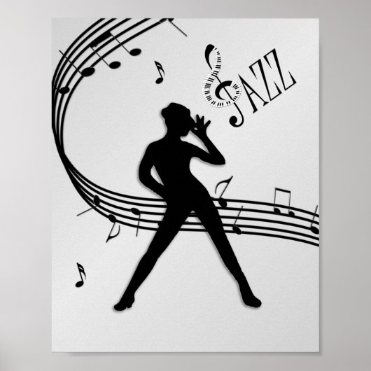 Poster Jazz Dance Silver (Devant)