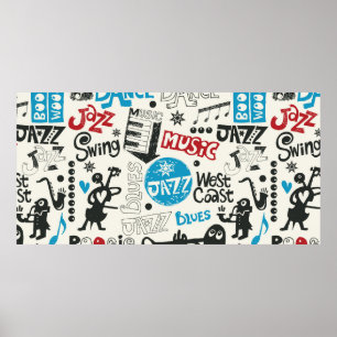 Poster jazz doodmix