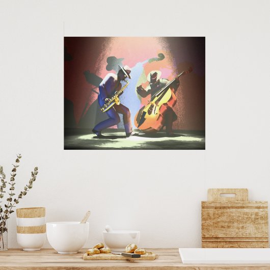 Poster Jazz Duel (Cuisine)